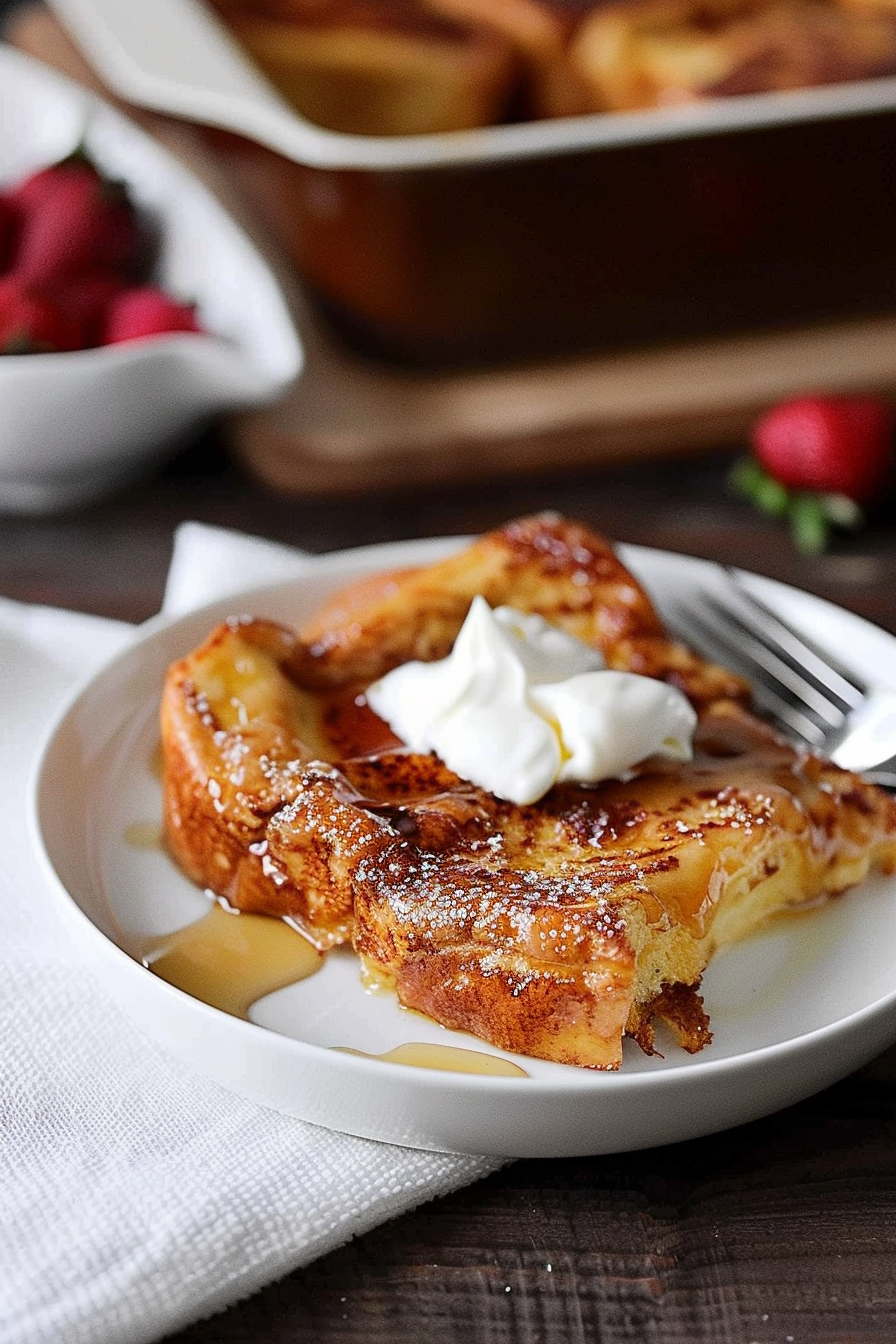 Overnight Crème Brûlée French Toast