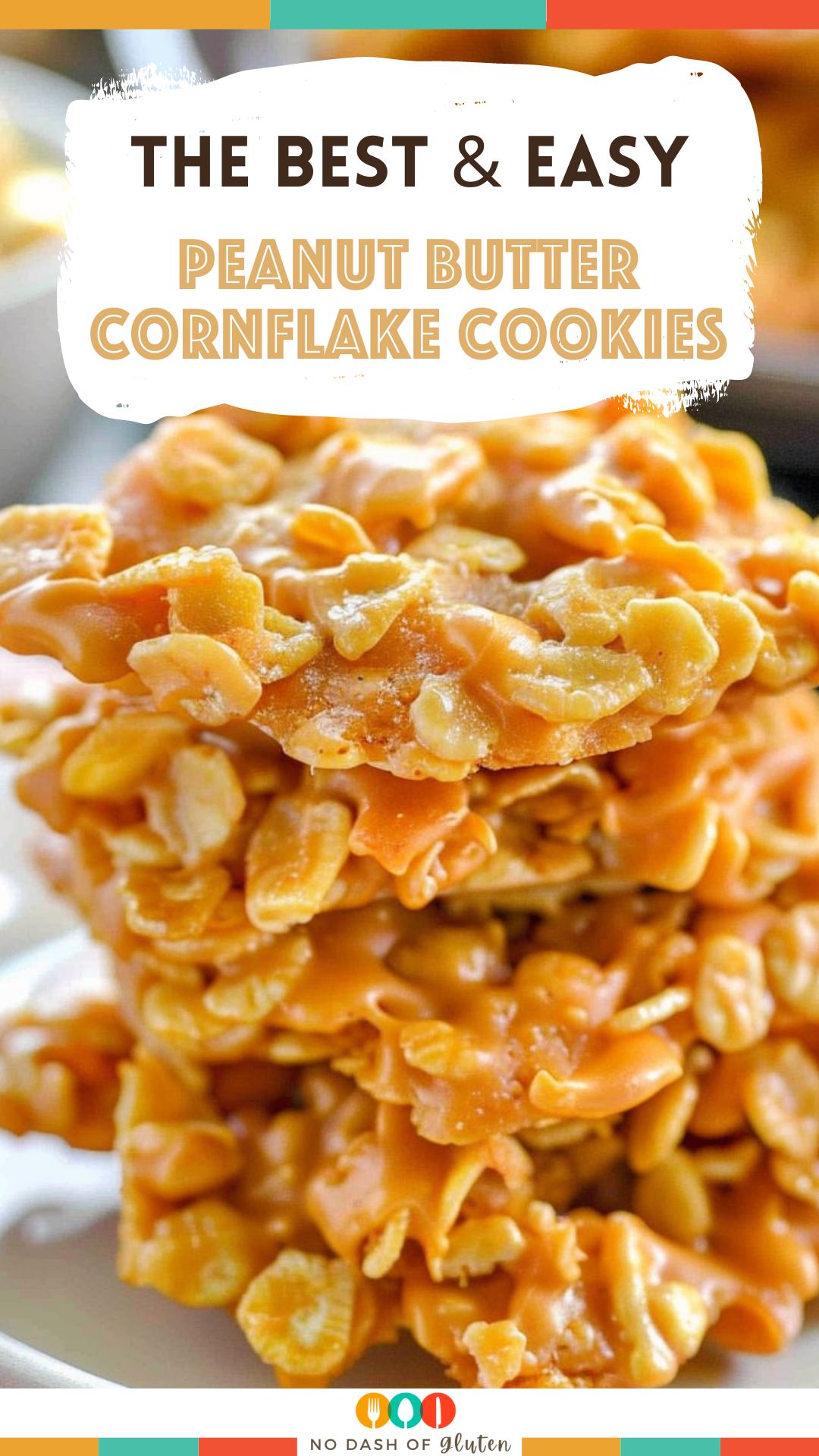 Peanut Butter Cornflake Cookies