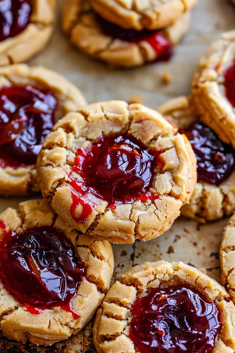 Peanut Butter & Jelly Cookies