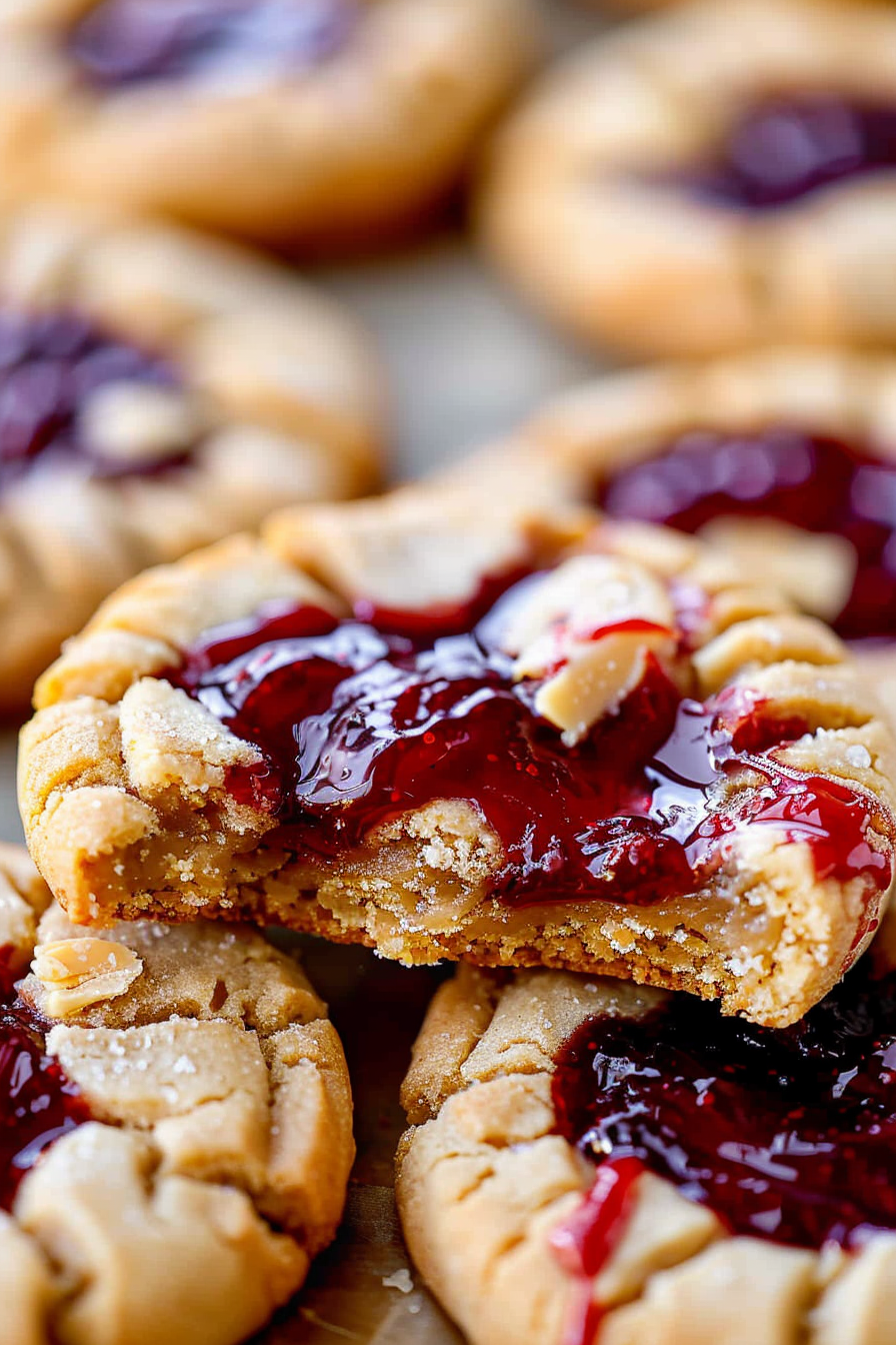 Peanut Butter & Jelly Cookies