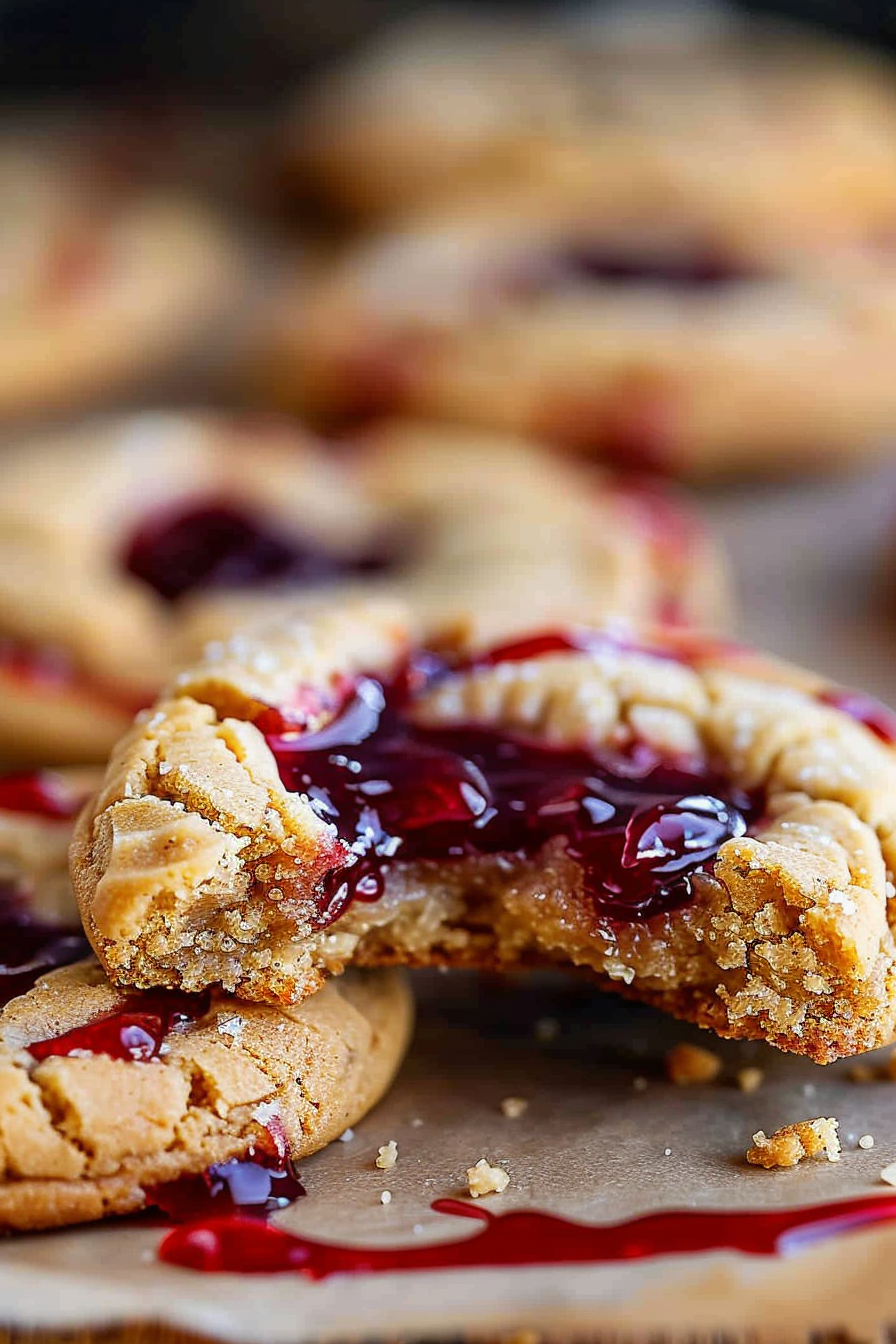 Peanut Butter & Jelly Cookies