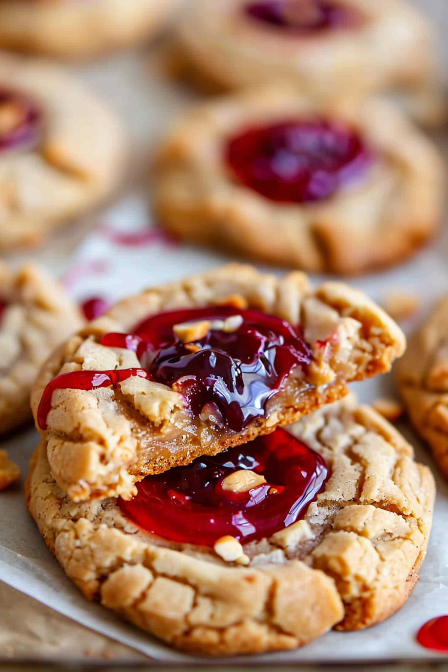 Peanut Butter & Jelly Cookies