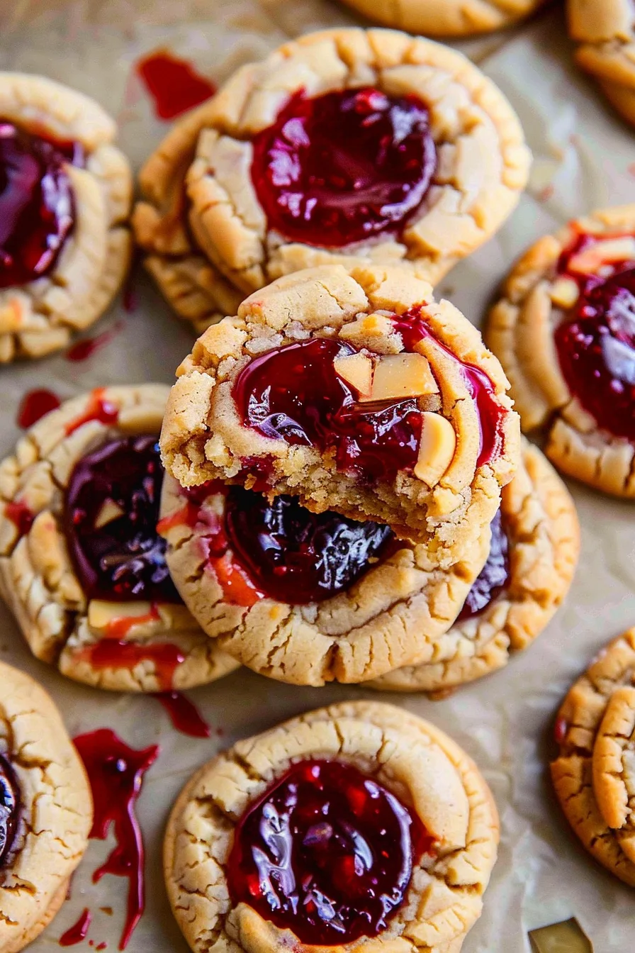 Peanut Butter & Jelly Cookies