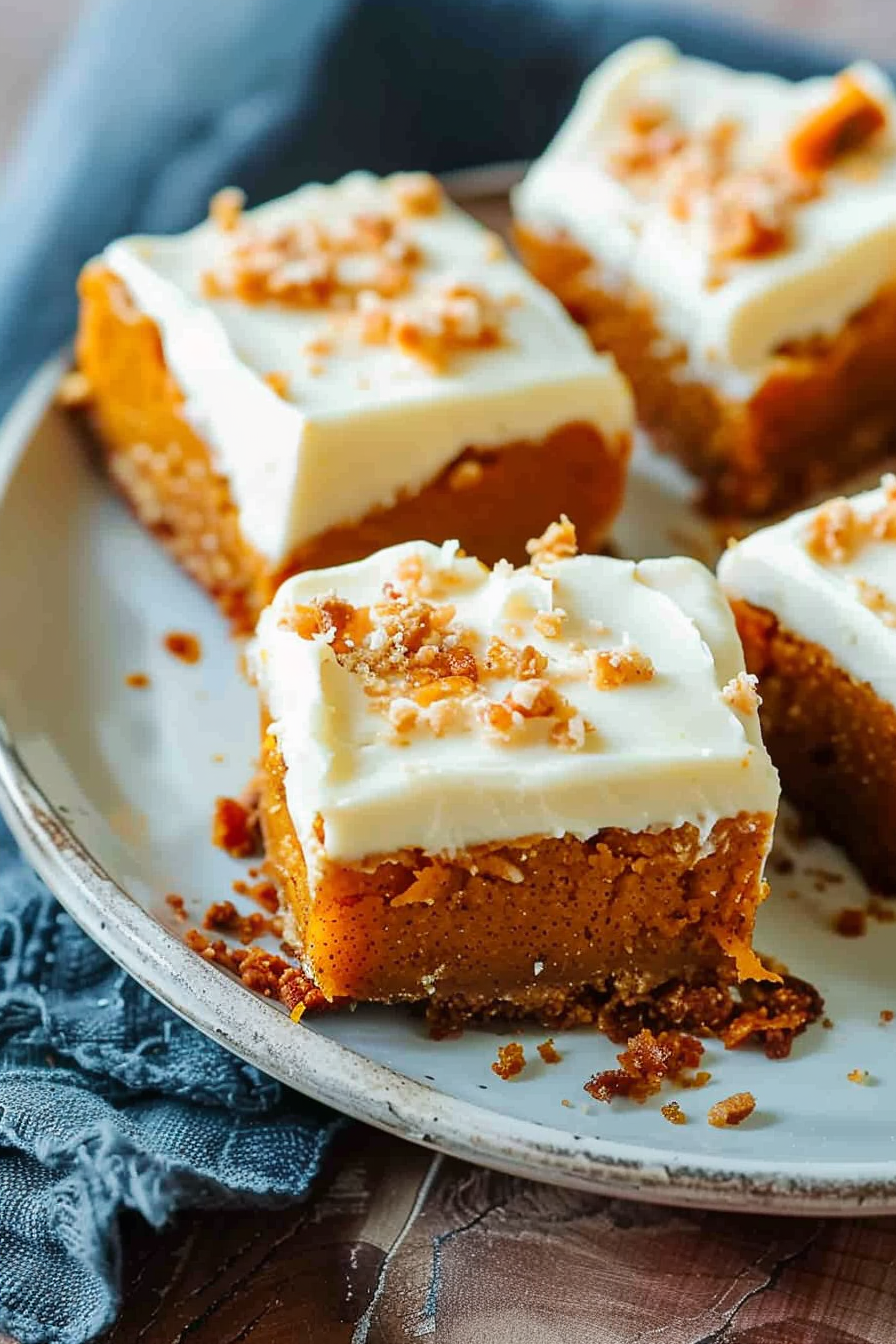 Pumpkin Bars with Luscious Cream Cheese Frosting