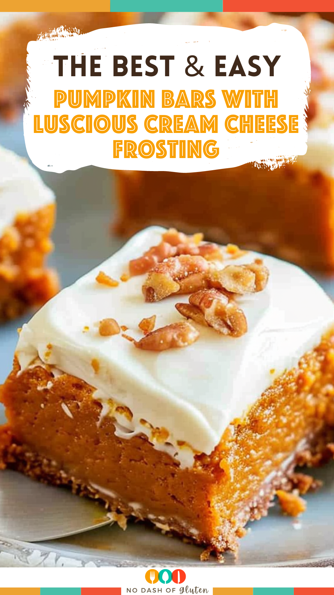 Pumpkin Bars with Luscious Cream Cheese Frosting