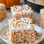 Pumpkin Spice Rice Krispie Treats