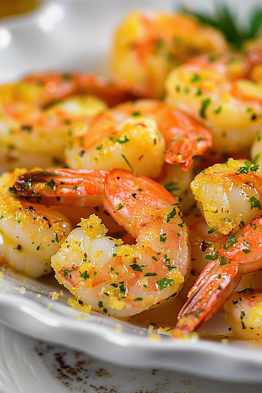 Roasted Shrimp with Parmesan Garlic Twist
