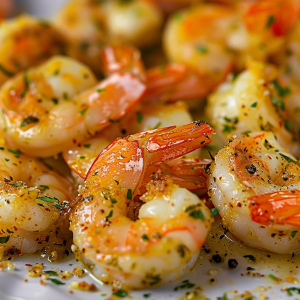 Roasted Shrimp with Parmesan Garlic Twist