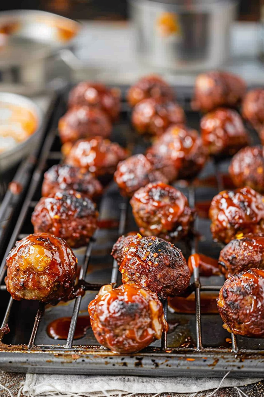 Smoked Stuffed Meatballs