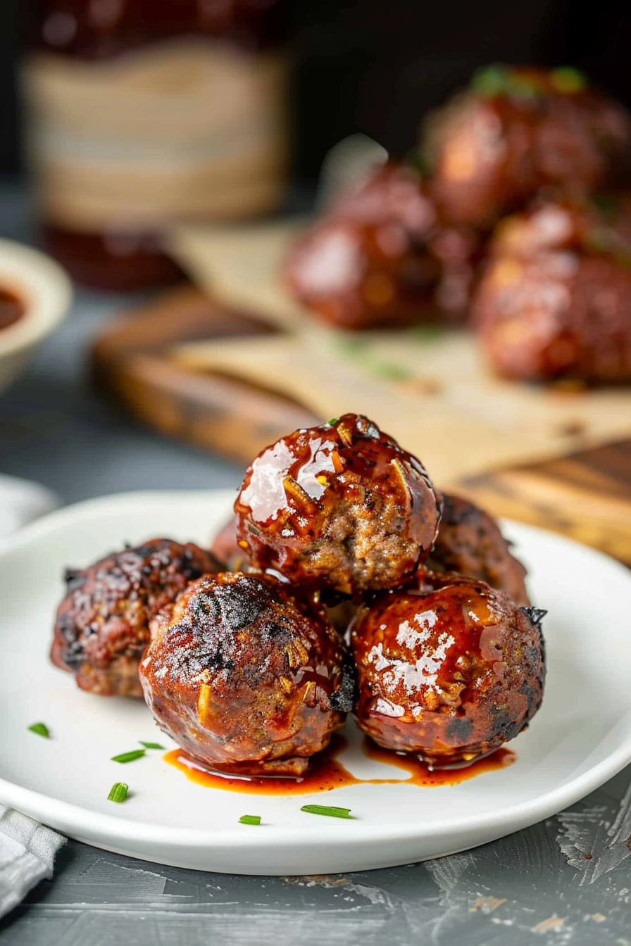 Smoked Stuffed Meatballs