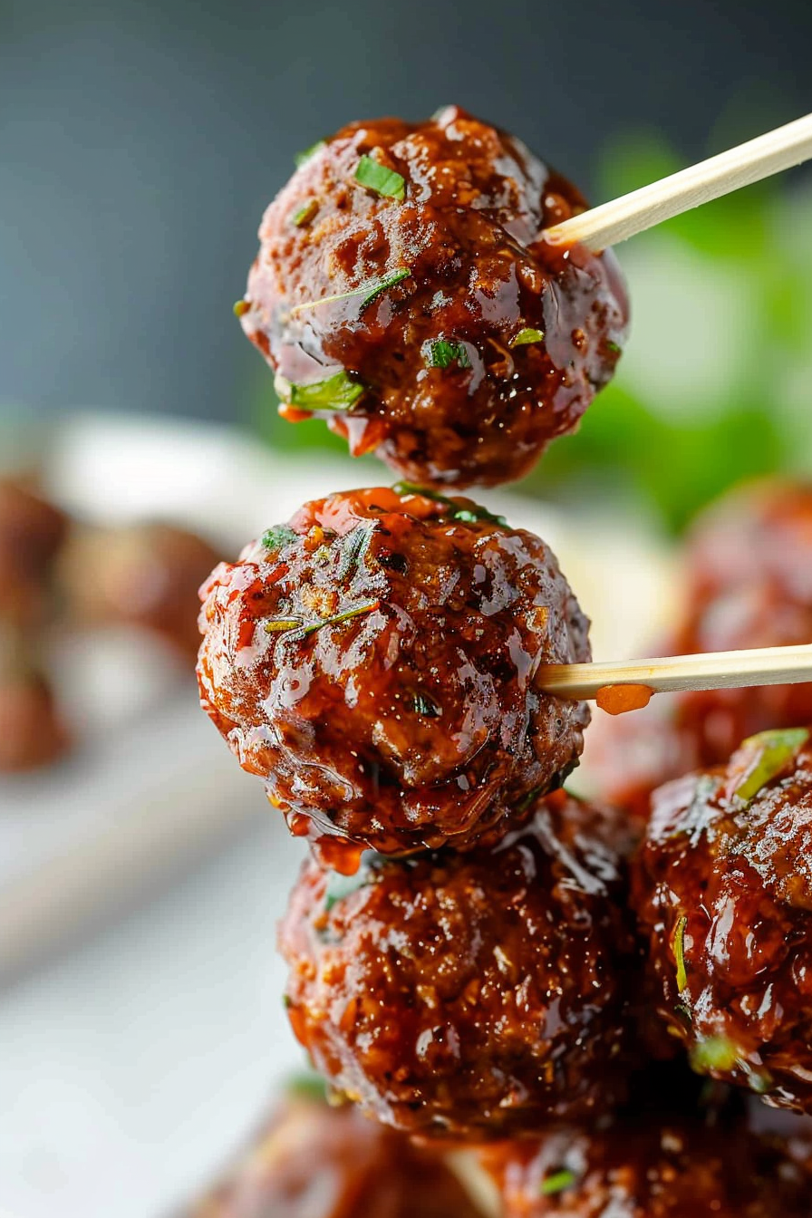 Smoked Stuffed Meatballs