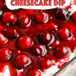 Sweet Cherry Cheesecake Dip