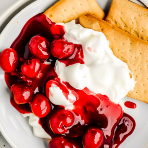 Sweet Cherry Cheesecake Dip