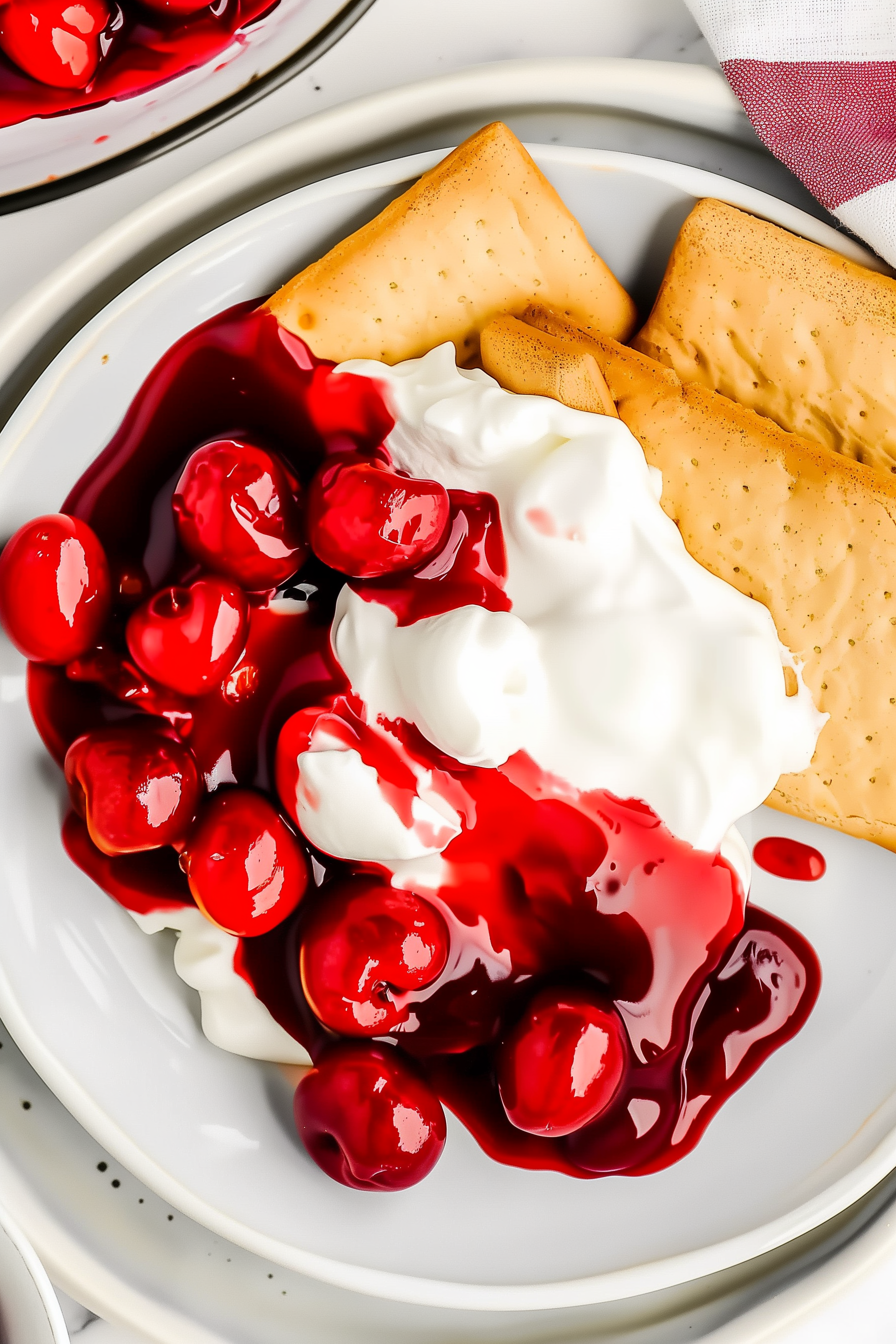 Sweet Cherry Cheesecake Dip