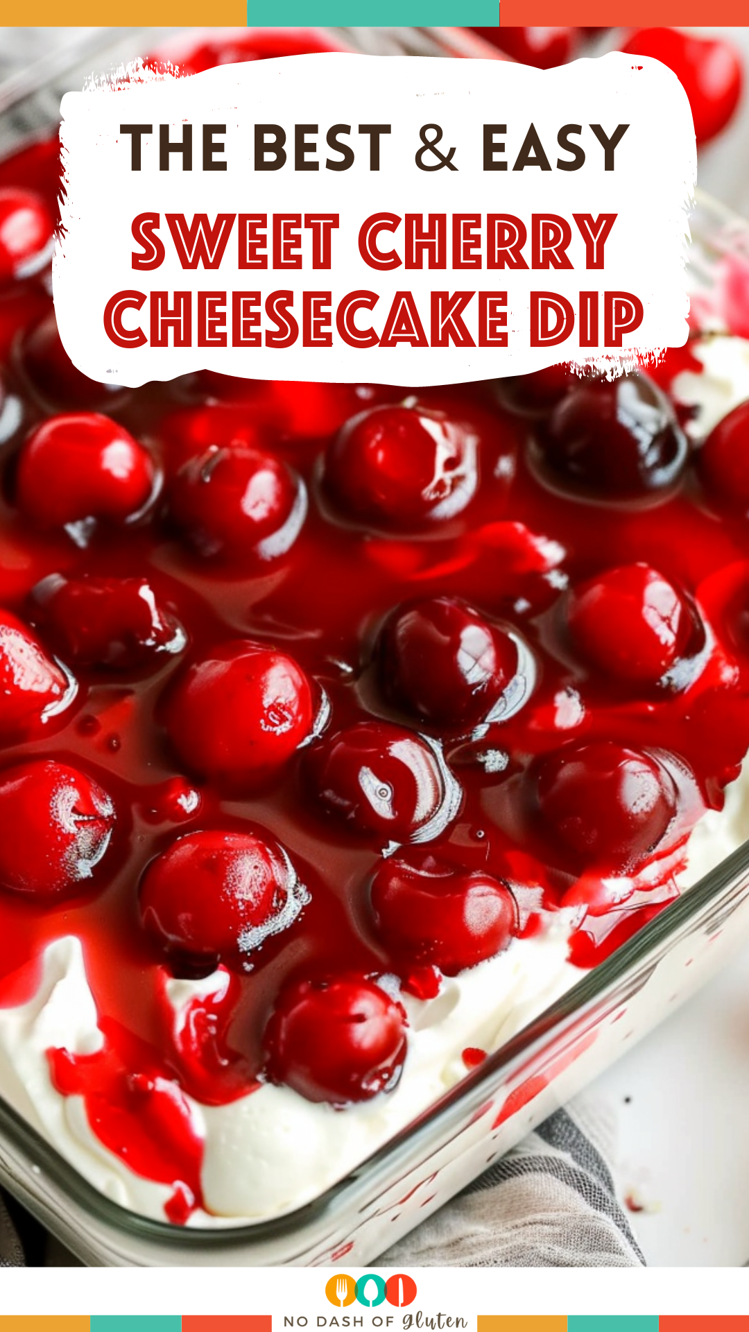 Sweet Cherry Cheesecake Dip