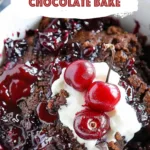 4-Ingredient Cherry Chocolate Bake