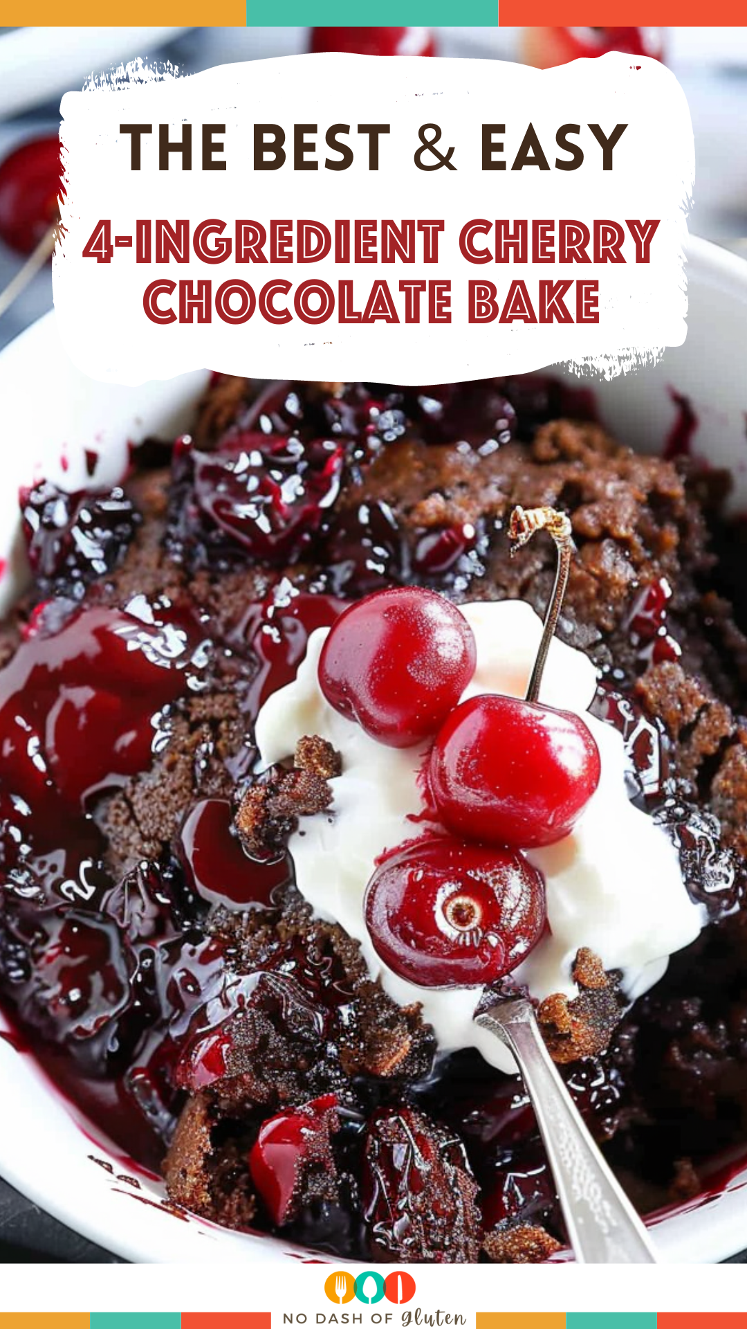 4-Ingredient Cherry Chocolate Bake