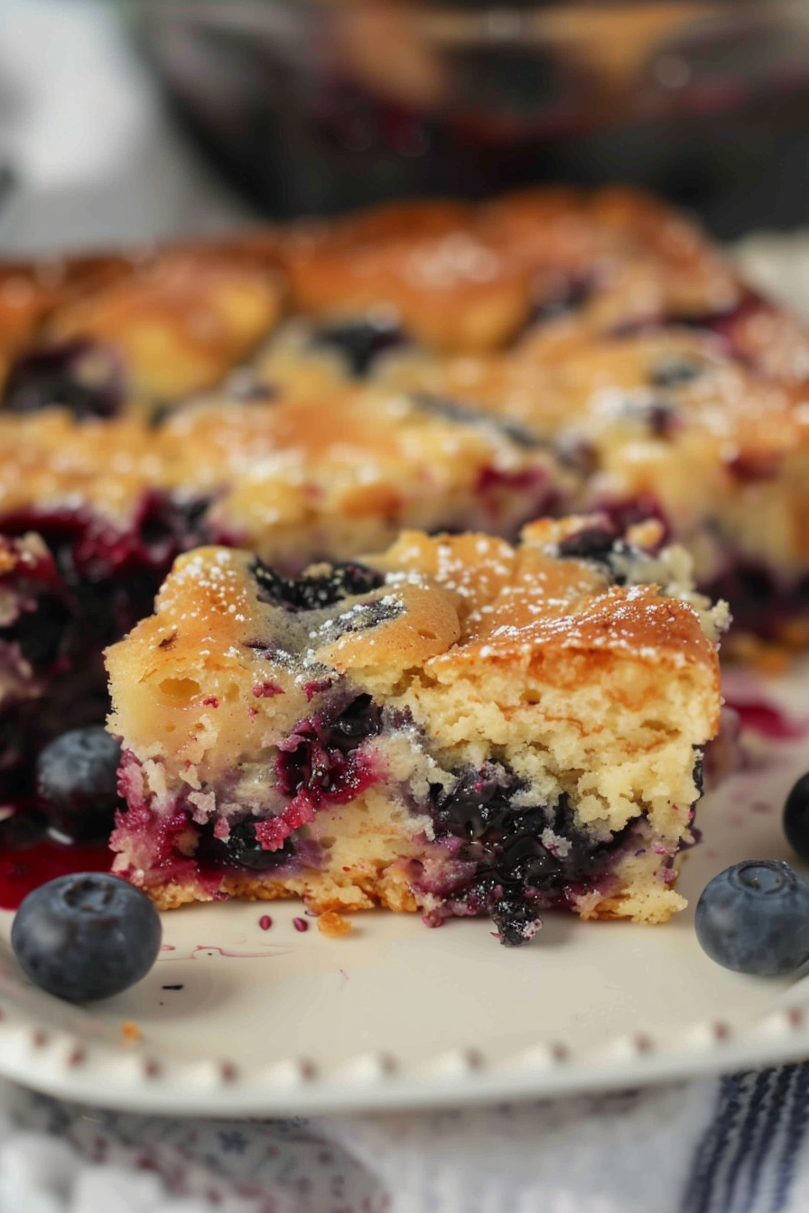 Buttermilk & Blueberry Pancake Bake