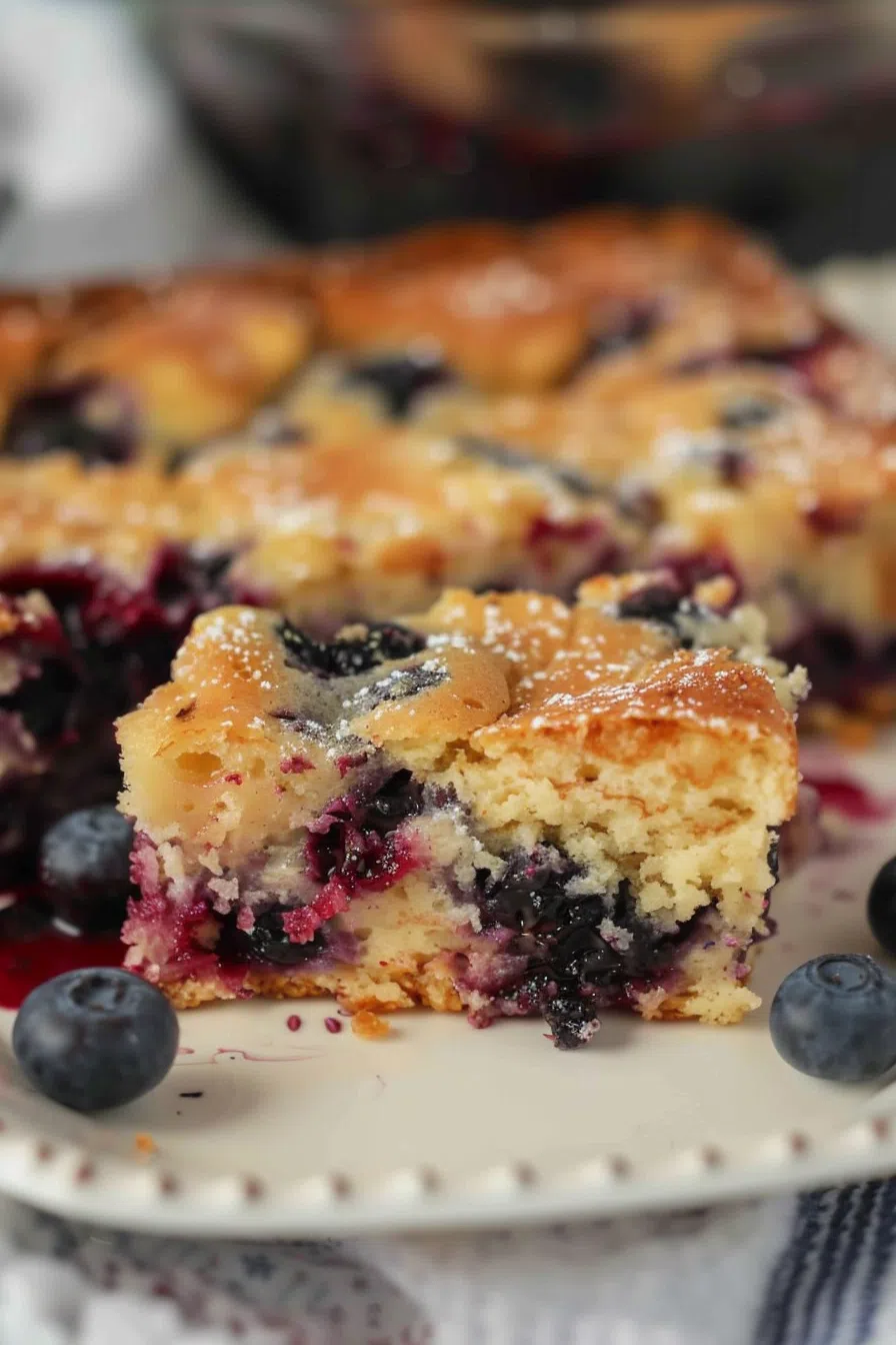 Buttermilk & Blueberry Pancake Bake