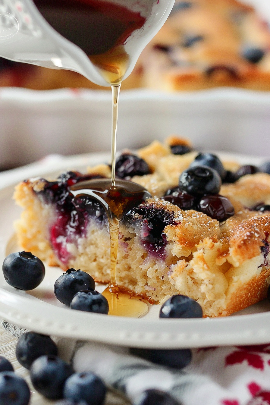 Buttermilk & Blueberry Pancake Bake