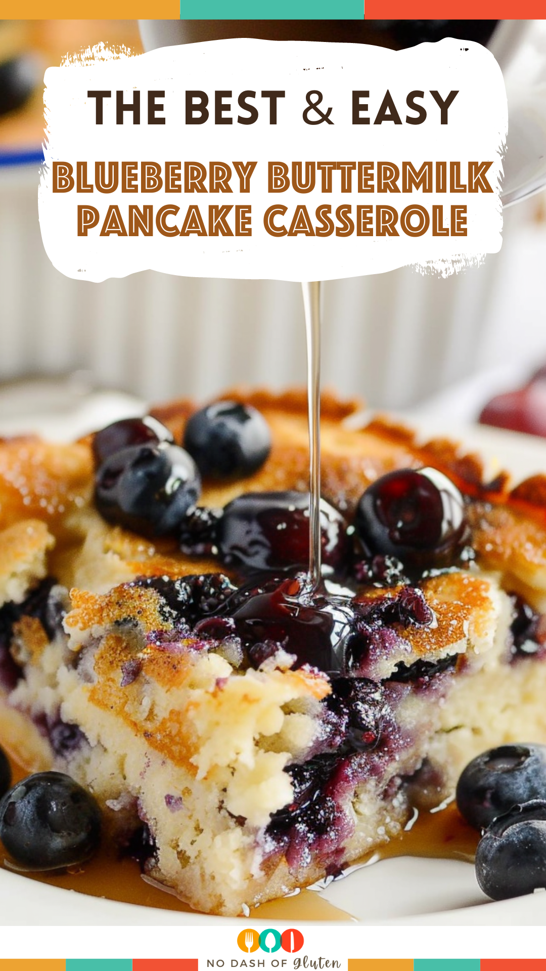 Buttermilk & Blueberry Pancake Bake