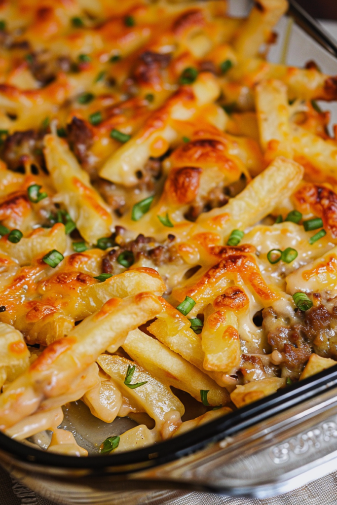 Cheesy French Fry Comfort Casserole