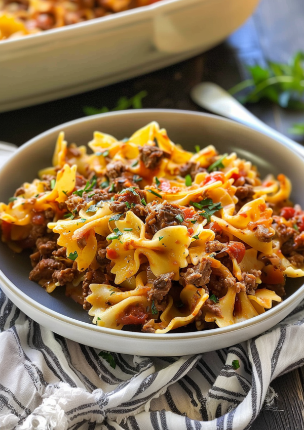 Creamy Beef and Noodle Comfort Casserole