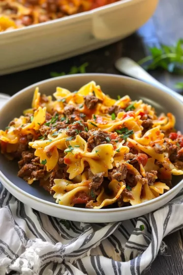 Creamy Beef and Noodle Comfort Casserole