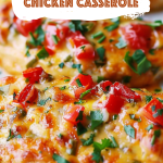 Creamy Queso Chicken Casserole