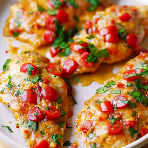 Creamy Queso Chicken Casserole