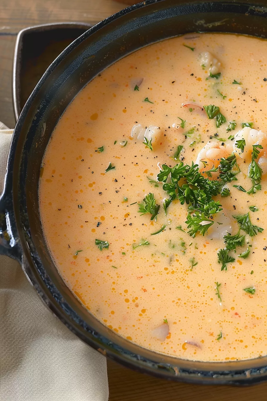 Creamy Seafood Symphony Bisque