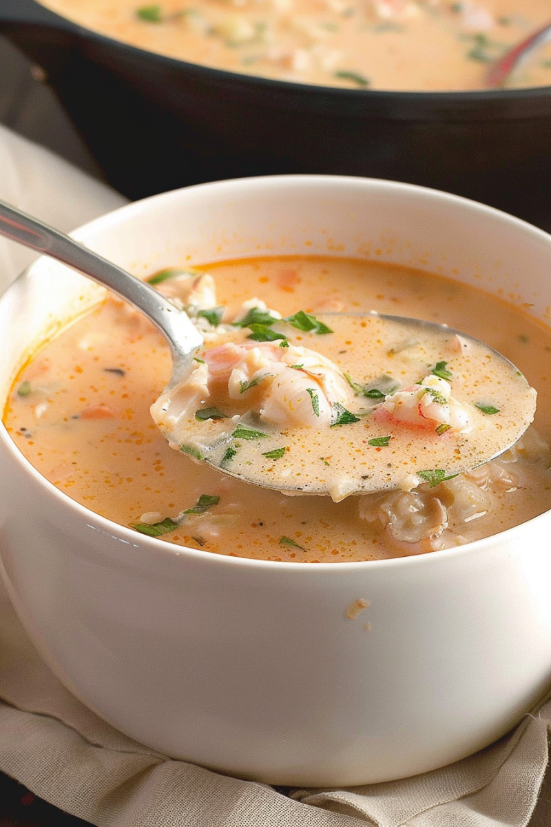 Creamy Seafood Symphony Bisque