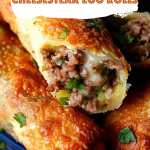 Crispy Philly Cheesesteak Egg Rolls