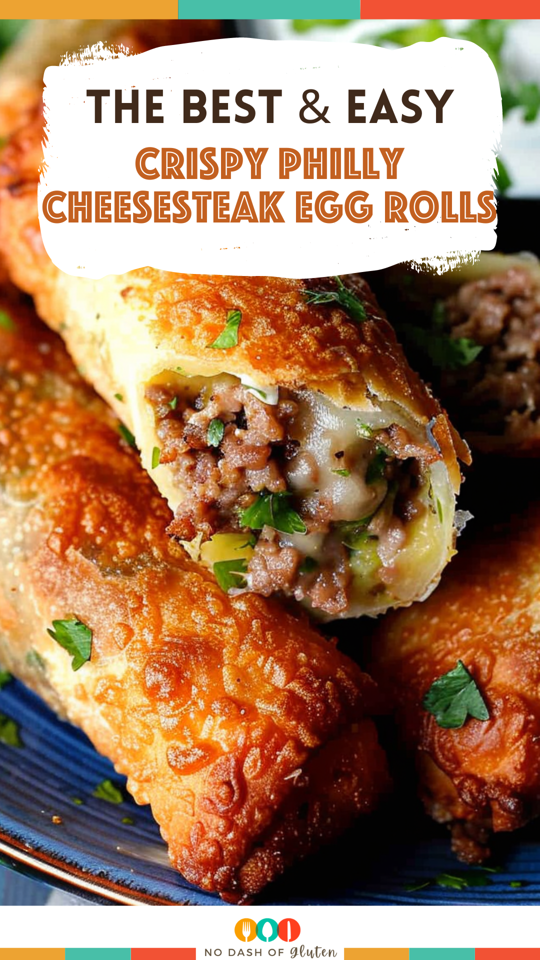 Crispy Philly Cheesesteak Egg Rolls