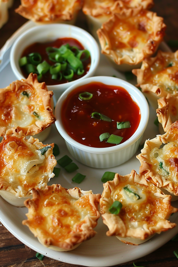 Crunchy Crab Rangoon Phyllo Bites