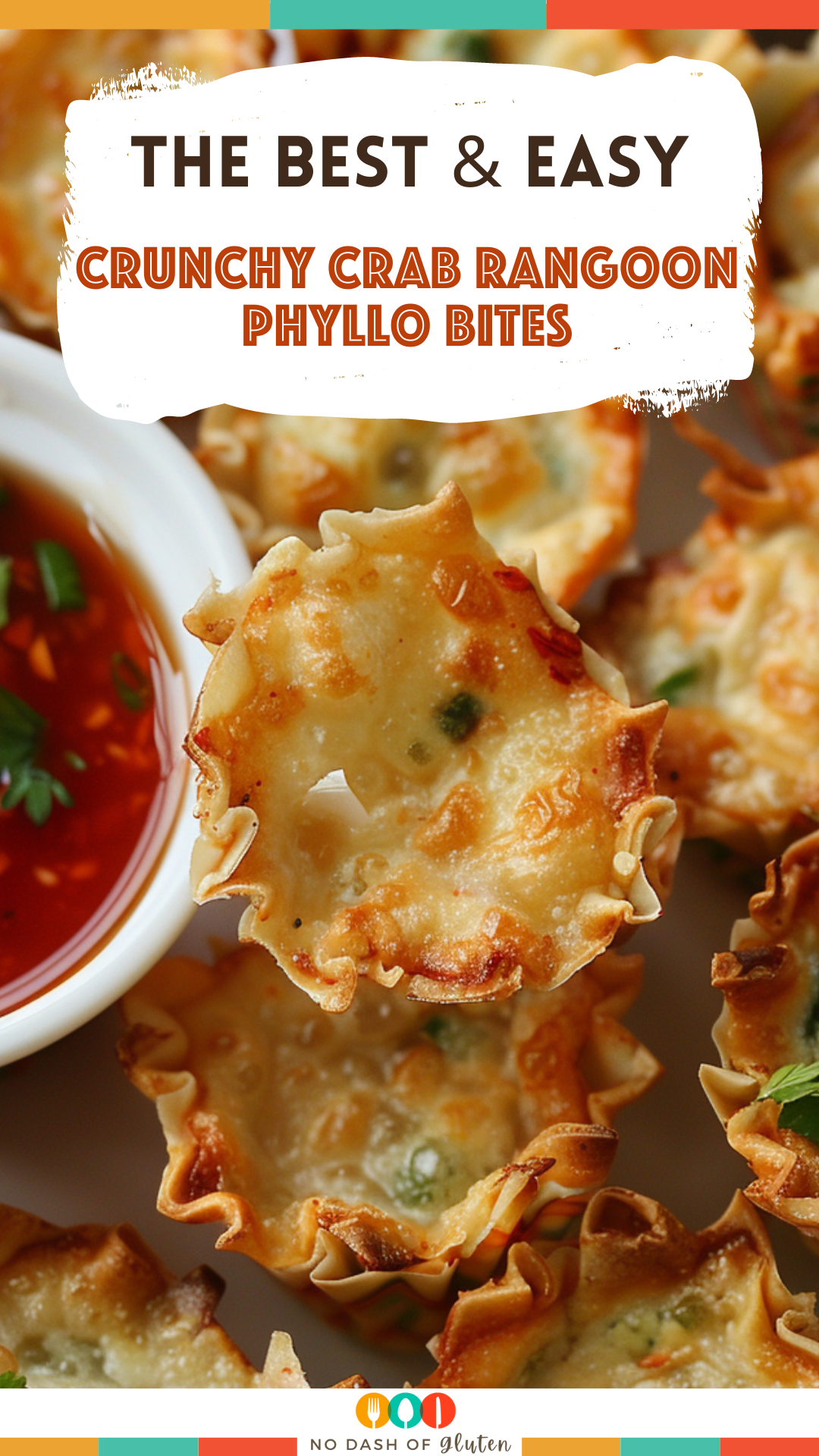 Crunchy Crab Rangoon Phyllo Bites