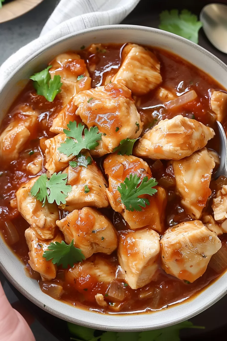 Easy Hawaiian Chicken in Crockpot