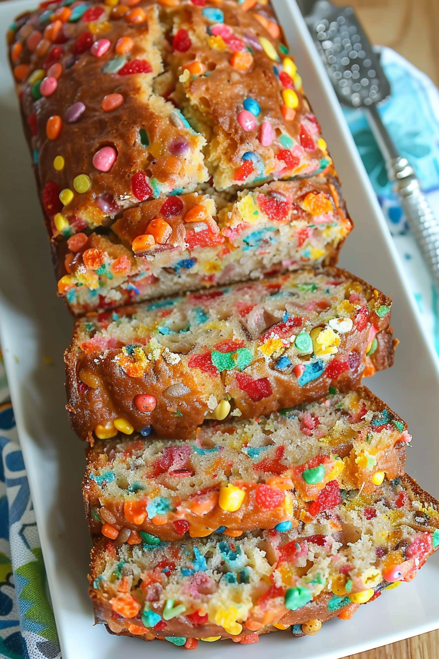 Fruity Pebbles Delight Bread