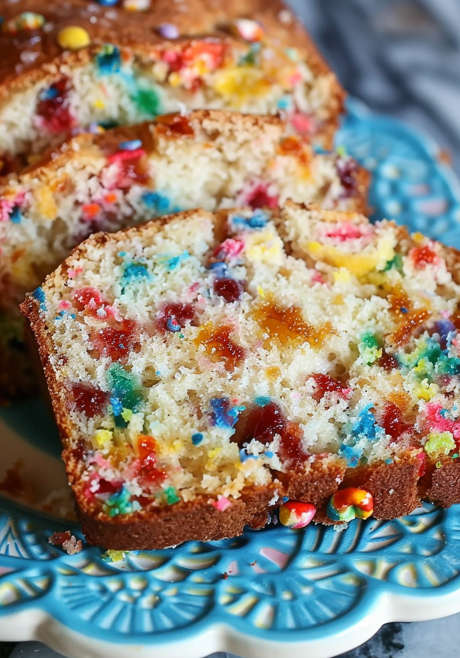 Fruity Pebbles Delight Bread