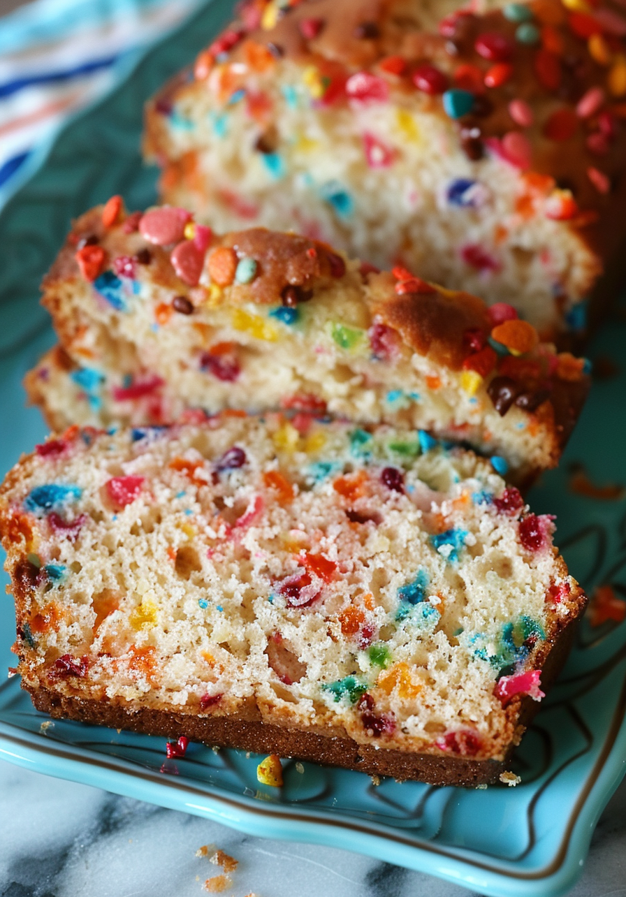 Fruity Pebbles Delight Bread