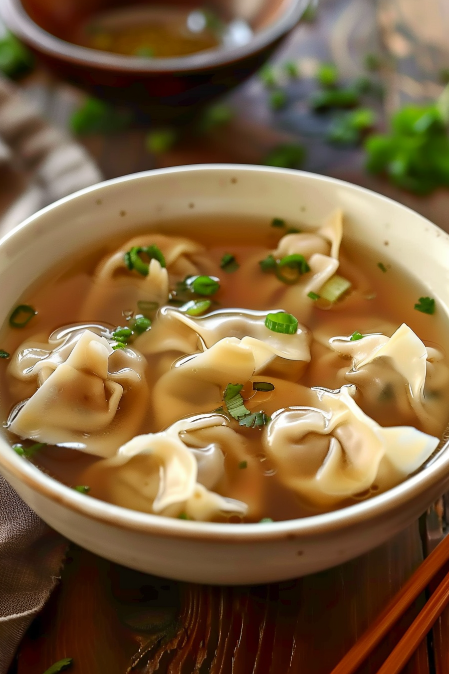 Traditional Wonton Broth Bowl