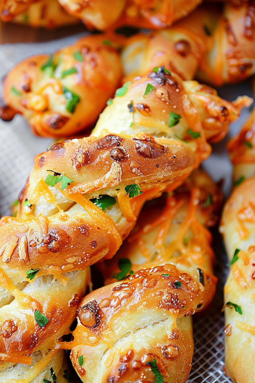 Twisted Jalapeño Cheddar Pretzels