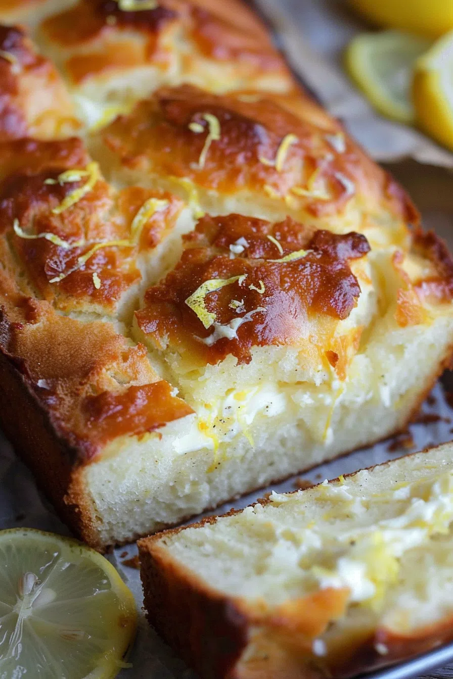Luscious Lemon Cream Cheese Loaf