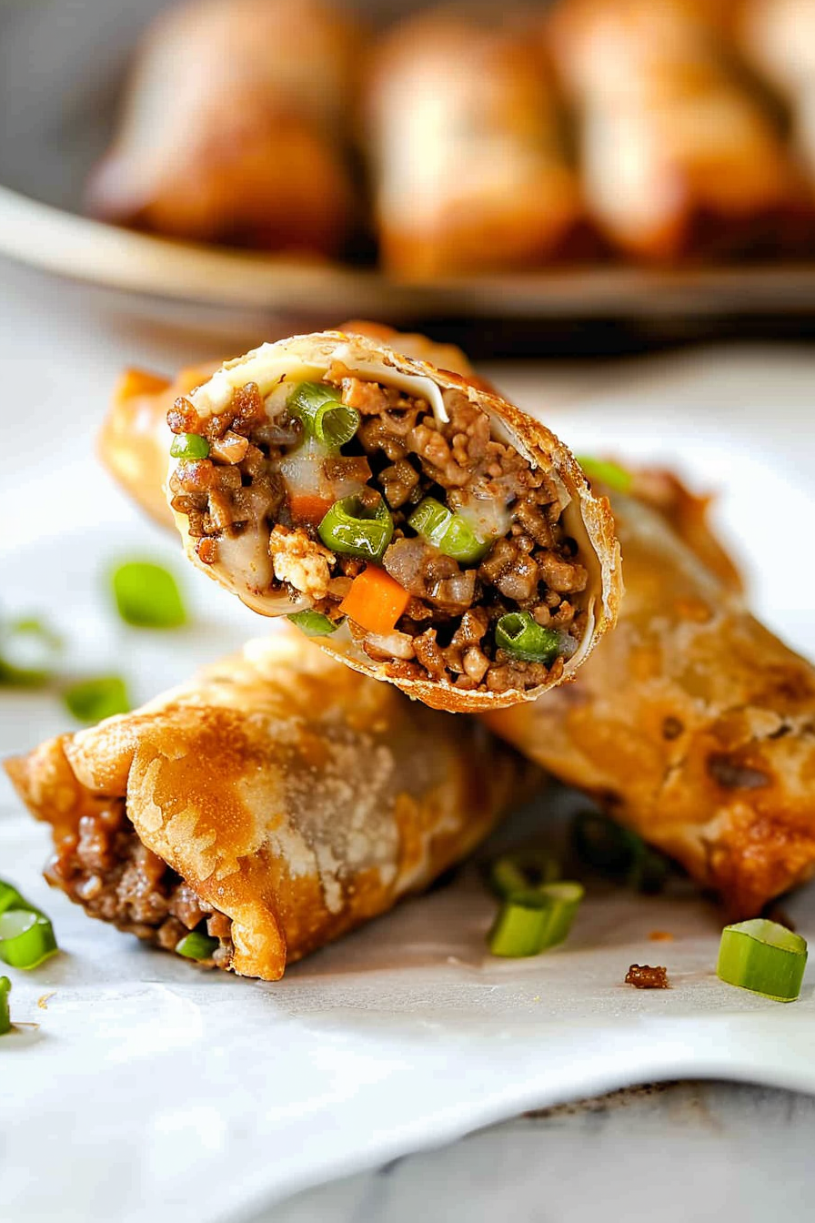 Crispy Philly Cheesesteak Egg Rolls