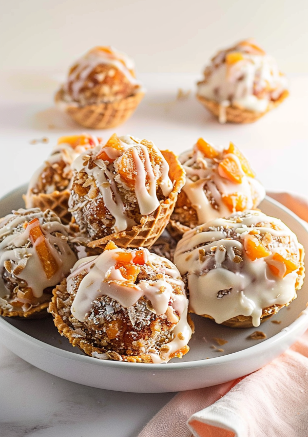 Peachy Cheesecake Dream Cones
