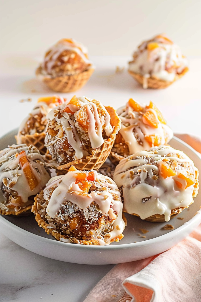Peachy Cheesecake Dream Cones