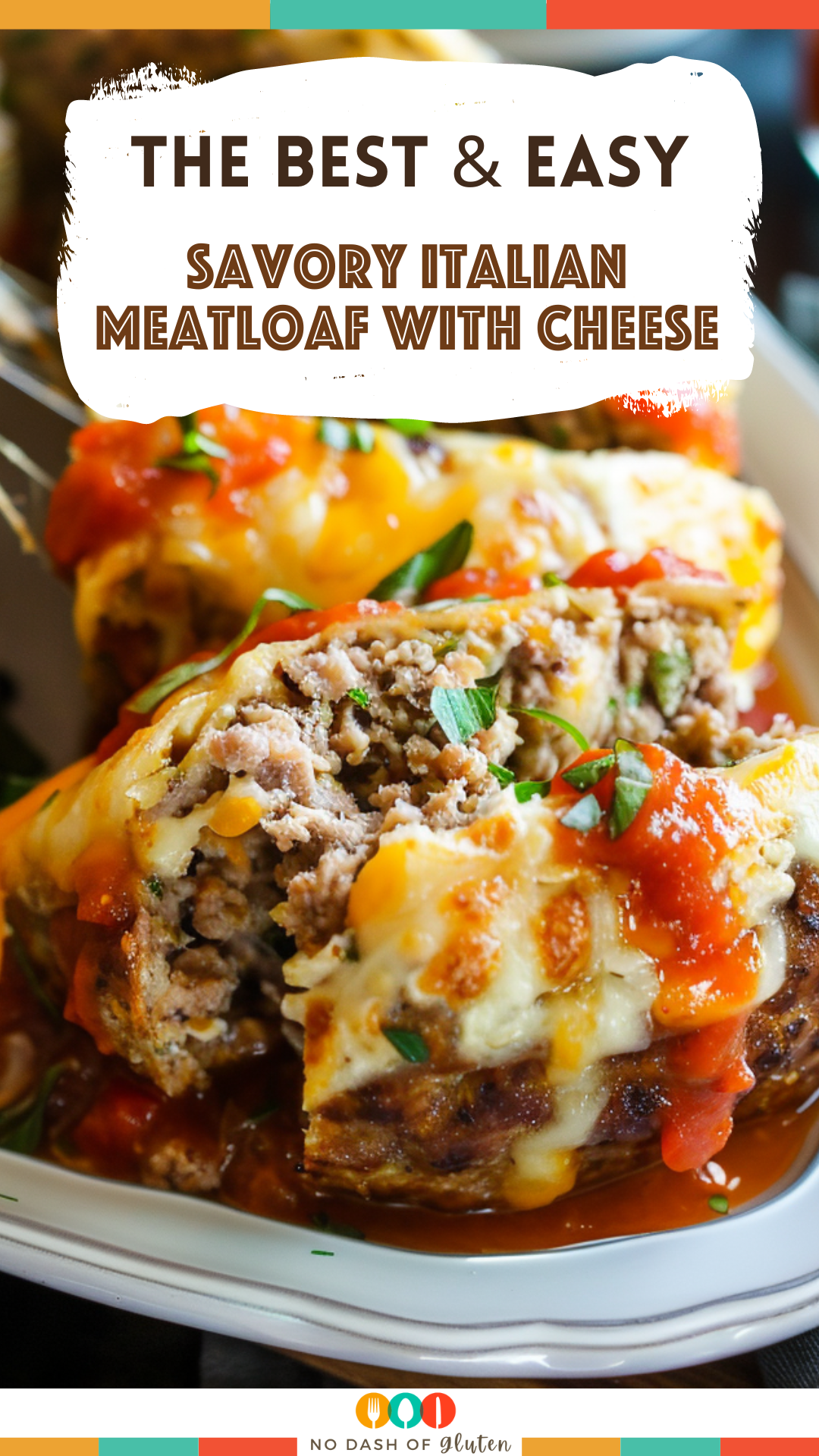 Savory Italian Meatloaf with Cheese