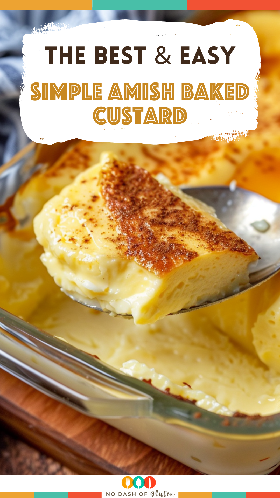 Simple Amish Baked Custard