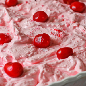 Sweet Cherry Jello Fluff