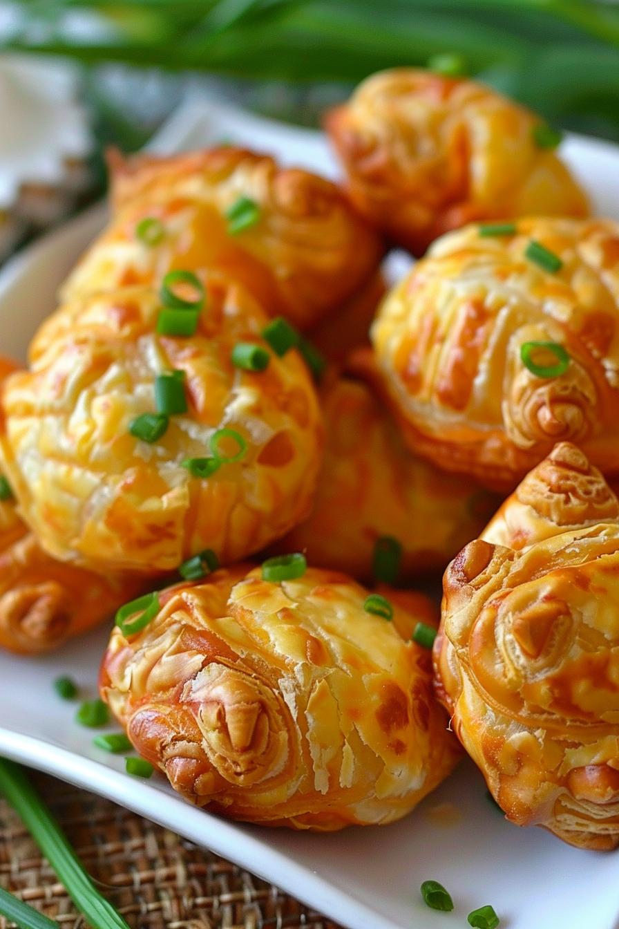 Cheesy Corn Crab Puff Appetizers